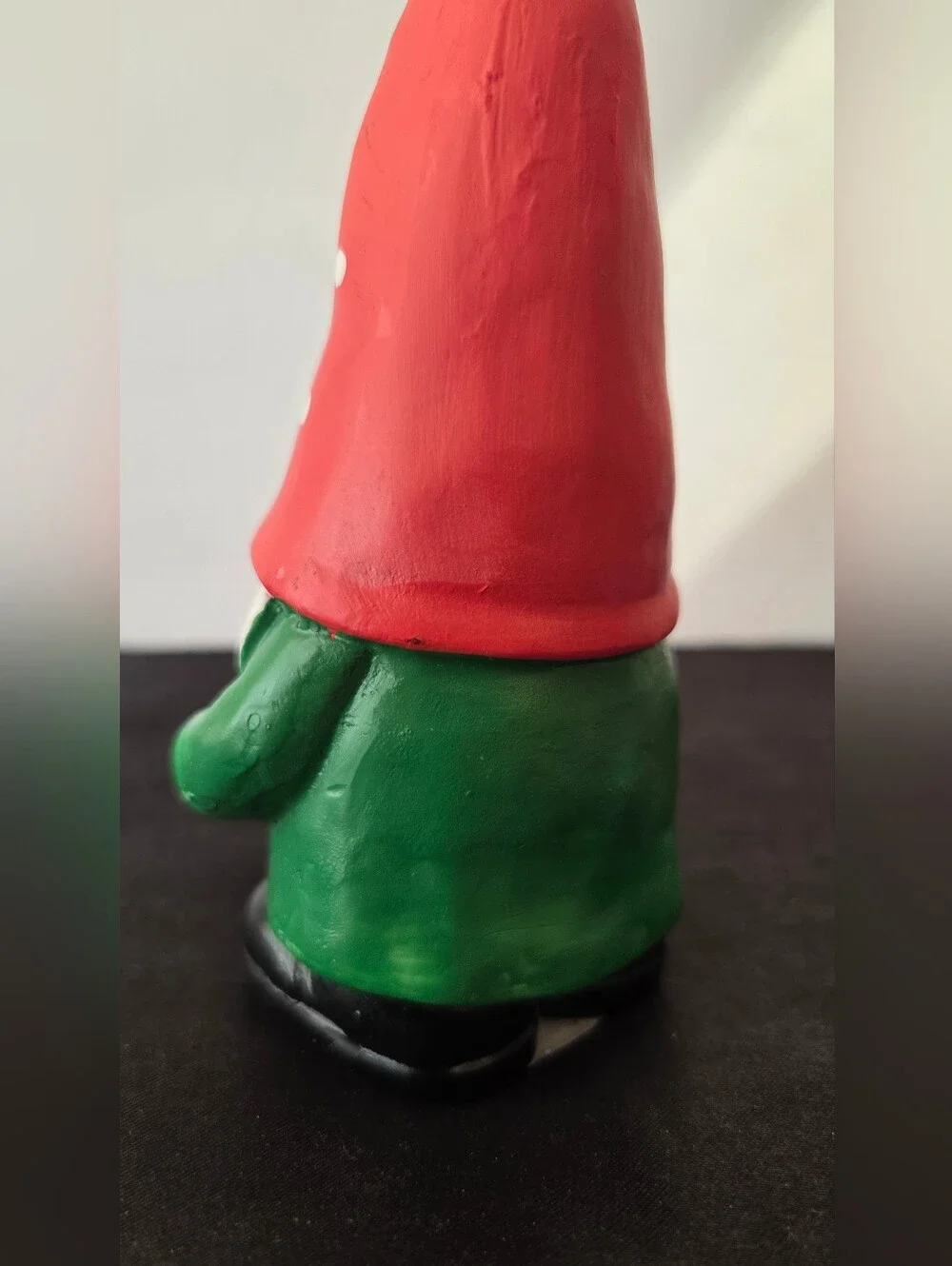 Welcome Gnome Figurine Polka Dot Hat Resin Home Kitchen Rustic Decor 5
